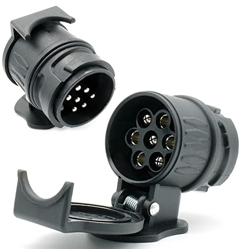 Kurzadapter 13 polig auf 7 polig PKW Anhänger 12V Adapter AHK Anhängerkupplung
