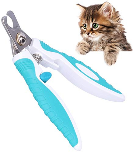 JOROBURO Cat Nail Clipper, Stainless Steel Cat Dog Animal Claw Trimmer Cutter Grooming Tool, Cat Claw Trimmer Cat Scissors Pet Nail Clippers for Cats Kitten Puppy Rabbit Bird Ferret