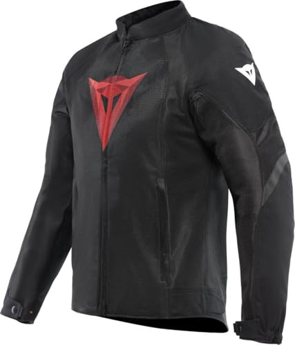 Dainese Air Graphics Tex Jacket Chaqueta de Moto de Verano, Ventilada y Ligera, con Protectores Suaves en Hombros y Codos Hombre (Pack de 1)