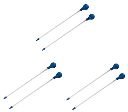 Yardwe 6pièces Tube pour Engrais Feeder Nourrisseur pour Coraux Et Poissons Marins pour Réservoirs Aquatiques