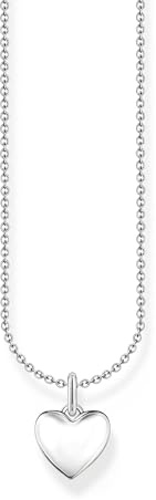 THOMAS SABO Kette mit Herz-Anhänger Silber 925 Sterlingsilber