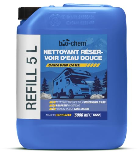 Bio-Chem Nettoyant pour réservoir d'eau Douce Camping-Car 5L | Entretien des réservoirs de Caravane et Camping Car - Produits et Accessoires véhicules de Camping