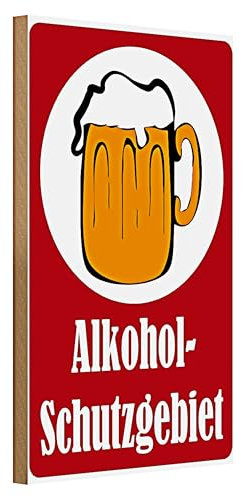 Boccale di birra in legno, ideale per bar, pub o cave, regalo divertente per gli amanti della birra, 20 cm x 30 cm