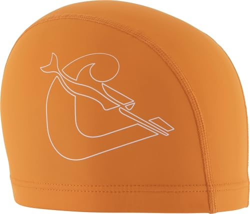 CRESSI Senna badmössa PU-belagd, PU-belagd vuxen badmössa, orange/vit, en storlek