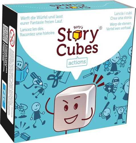 Zygomatic, Rory's Story Cubes Actions, gioco di dadi 1+ giocatore, 6+ anni, 20 minuti, tedesco, multilingue