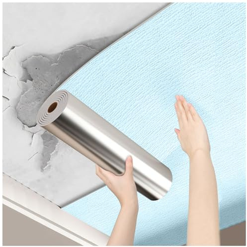 Papier Peint de Plafond - Autocollant Mural, 3D Isolation Thermique Plaque pour Plafond a Coller, Imperméable et Résistant à L'humidité pour Maison,Bureau,Cuisine,Restaurant,Balcon