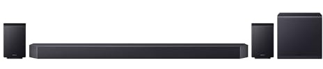 Samsung Q990H 11.1.4ch Q-Series Soundbar with Subwoofer & Rear Speaker Dolby Atmos, Amazon Alexa, Apple AirPlay (2026)