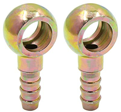 X AUTOHAUX Barbe de Tuyau ID 8 mm 14 mm Raccord Banjo pour Moto Voiture