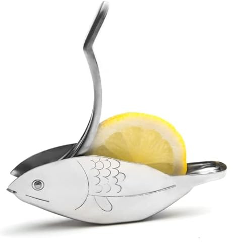 Generic Presse-citron Manuel en Acier Inoxydable, Oiseau et Poisson, Mini Gadgets de Cuisine Créatifs