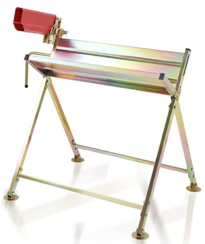 Sonnewelt Sägebock Klappbar aus Holzbock, Verzinkt Holzsägebock für Brennholz und Kettensägen, Tragfähigkeit bis 150 kg, Gold