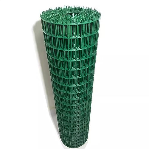 Drahtgitter Maschendraht Gartenzaun Quadrate Hühnerdraht Garten Zaun Mesh, Grünes Hochleistungs-Hardware-Gewebe Für Handwerksbetriebe, Temporäre Zäune Tier Barriere Für Kaninchen Hunde Katzen Hasendra