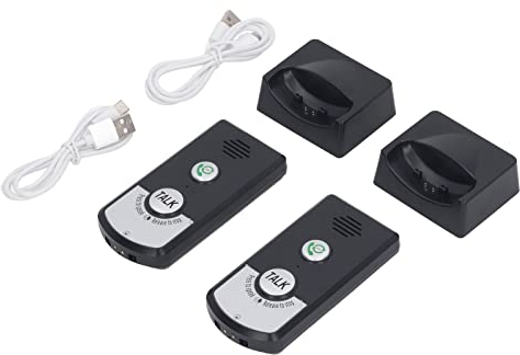 2 Way Voice Intercom Waterproof Wireless Intercom System for Home Office, Super Long Range Doorbell Unit