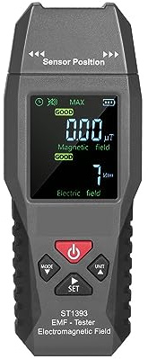 EBAYTV Contador Geiger Detector de Sensor INTELINTE Probador de radiación de Campo electromagnético LCD Digital portátil