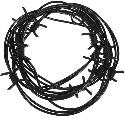 UPKOCH Halloween Fake Barbed Wire Decoration Prop Prank Toy for and Cosplay Realistic Look for Spooky Atmosphere