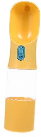 TOGEVAL Tragbare Hundewasserflasche Auslaufsichere Haustiertrinkflasche Wasserflasche für Hunde Multifunktionale Haustierwasserflasche für Outdoor Aktivitäten Hundetrinkbehälter für Reisen