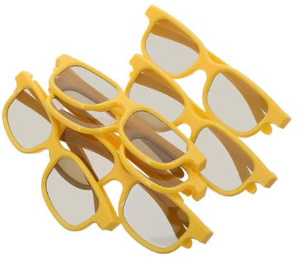 TOYANDONA Engaging Cinema Experience 6pcs Plastic 3d Glasses for Boys and Girls Boys and Girls Play Glasses Gaming Eyewear