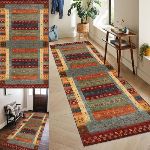Alfombras de Pasillo 70 x 350 cm Alfombras Pasillo Largas Antideslizante Alfombra Estrecha de Pasillo Alfombra Cocina Alfombra Corredor para Entrada Hall Cocina Lavanderia Sala de Estar Dormitorio