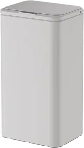 Papelera con Sensor Inteligente para Cocina, Sala de Estar, baño, automática, con Tapa, Tipo Tubo Largo, para el hogar, para baño (un Color, 15 l)