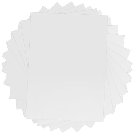 HAPINARY 30 Blatt Vinyl-aufkleberpapier Selbstklebendes Etikettenpapier Zum Bedrucken Vielseitige Anwendungen Für Versand Und Verpackung