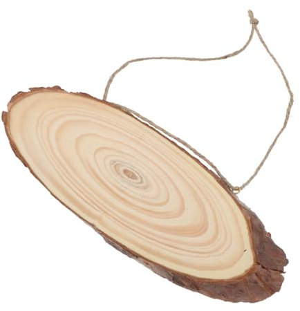 MAGICLULU 2stücke Holzscheibe Oval Natur Holzscheiben Für Tür Und Wanddekoration Unverarbeitete Holzplatten Zum Selbermachen Und Bemalen