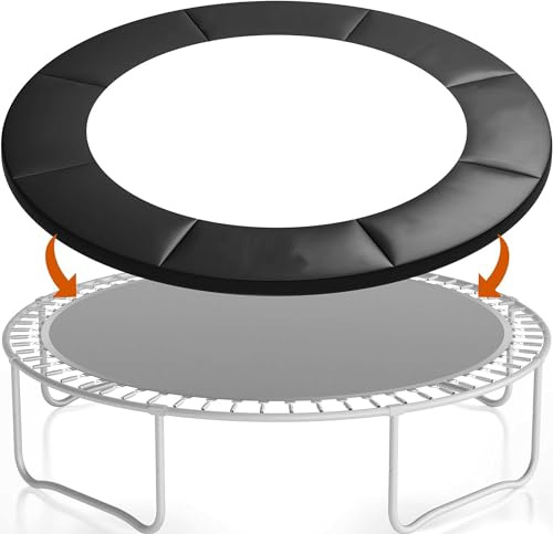 Universal Trampolin Randabdeckung Reißfest & UV-beständig passend für 183-457cm Wetterfeste Randeinfassung Federschutz für erhöhte Sicherheit & Haltbarkeit