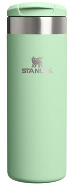 STANLEY 1913 Aerolight Transit Thermobecher 0.47L - Pistachio | Hält 6 Std. heiß - 8 Std. kalt - Spülmaschinenfest - Auslaufsicher - Becherhalter kompatibel