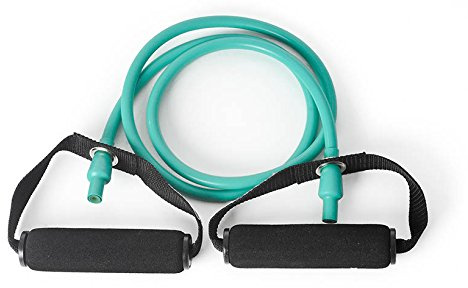 DITTMANN Body Tube Deluxe träningsband expander grön/medel skumgummihandtag