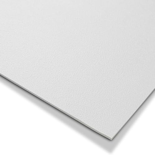 KARAT Revêtement de Sol CV Expotop - Sol en PVC - Antidérapant et Facile d'entretien - Moquette de Sol en PVC pour Cuisine Salon Couloir Salle de Bain - sans phtalates (200 x 400 cm, Blanc)