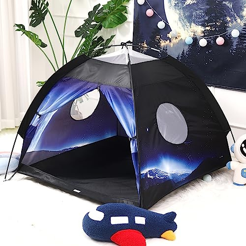 Kids Play Tent Lucky Castle Playhouse for Boys and Girls Easy Fun Dome Tent Camping Playground Pop Up Tent for Kids Indoor and Outdoor Imaginative Play Perfect Kid's Gift