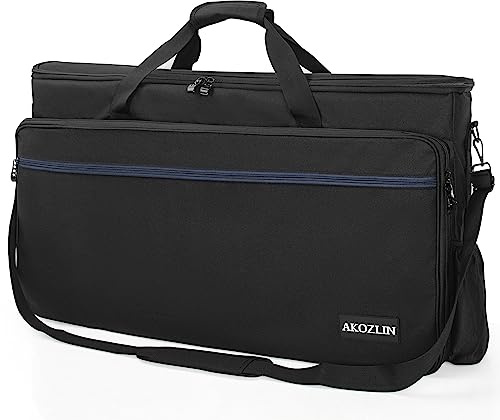 AKOZLIN Padded DJ Mixer Gig Bag Controller Travel Shoulder Bag Fits for Pioneer RX/NI Traktor Kontrol S8/DDJ SX SX2 SX3/DDJ 800/DDJ FLX6/DDJ1000 1000SRT/MC7000