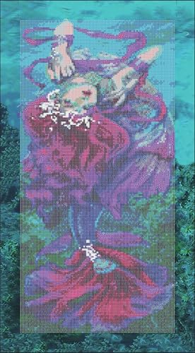 Weltbild Diamond Painting Meerjungfrau 30 x 60 cm