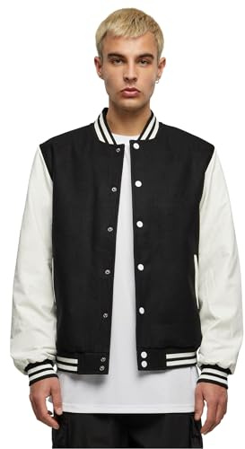 Build Your Brand Herren Jacke Oldschool College Jacket black/white XL