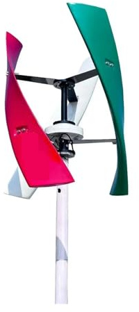 Equipo generador de turbina eólica, Generador de viento de energía alternativa, turbina aerogeneradora de eje Vertical, ventilador de molino de viento for uso doméstico, 1000w Apto para Terraza, Marin