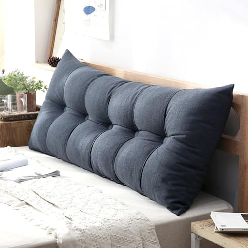 UWOBTN Cojín Grande para Respaldo de Lectura, Almohada de Lectura de Cabecera, Cojín de Apoyo Lumbar, Desmontable Cojines de Pared,Oficina Silla Cojín para Sofá Cama Silla(#3,150x60x20cm)
