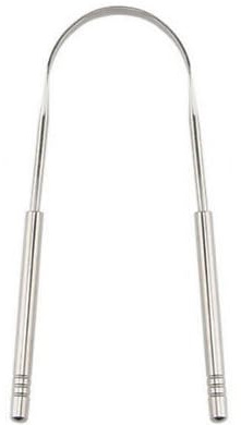 Tongue Scraper Stainless Steel, Bad Breath Treatment for Adults and Kids