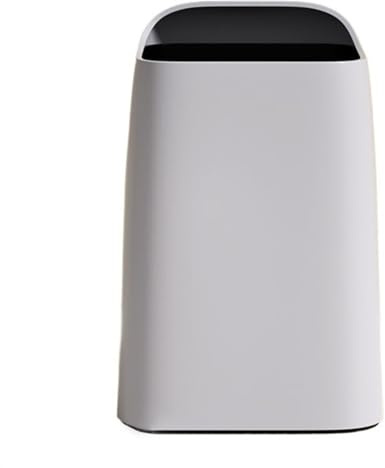 Cubo de Basura Cesto de basura de plástico moderno, bote de basura con parte superior abierta de 10/18 litros, bote de basura sin contacto con contenedor interior extraíble y asa for oficina en casa B