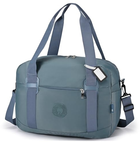 BAGZY Bolsa Viaje 40x30x20 Wizzair, Bolso Viaje Cabina Avion 40x20x30 cm Vueling Impermeable Bolsa Deporte Equipaje de Mano Underseat Luggage para Maternidad Hospital Gimnasio Semana Hombro Mujer
