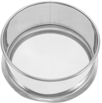 Didiseaon Cedazo Redondo de Acero Inoxidable para Lodos de Cerámica, Malla Fina para Filtrar Esmalte y Pigmentos, Herramienta Profesional para Alfarería
