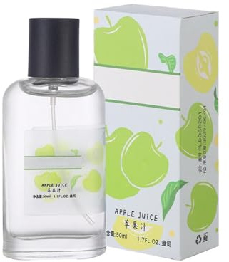 Apple Juice Women's Perfume 50 ml Fruity Floral Eau de Parfum Fragrance with Green Grapes & Violets Fresh Light Women's Fragrance with Apple Note Long Lasting Fragrance Water Gift Idea for Women