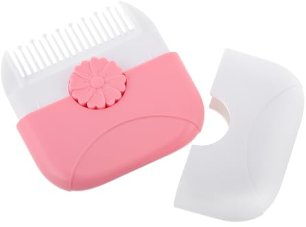 Recortadora para Mujeres con Peine Doble Lado Herramienta Multifuncional para Cortar Despuntar y Estilizar para Casa