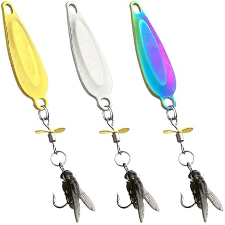 Angelköder - Spinner Angeln | Blinker Angeln | Spinnerköder Kunstköder | Angelhaken Für Barsch Forelle Raubfisch Zander | Angelköder Für Forelle Lachs | Propeller Köder Für Fluss Stausee Teich