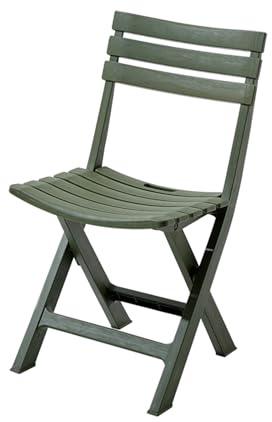 Sedie da Pranzo Pieghevoli in Plastica, Sgabelli Decorativi Impilabile con Schienale Ergonomico, per Pranzi al Chiuso/All'aperto, Matrimoni, Feste, Riunioni di Famiglia(Green)