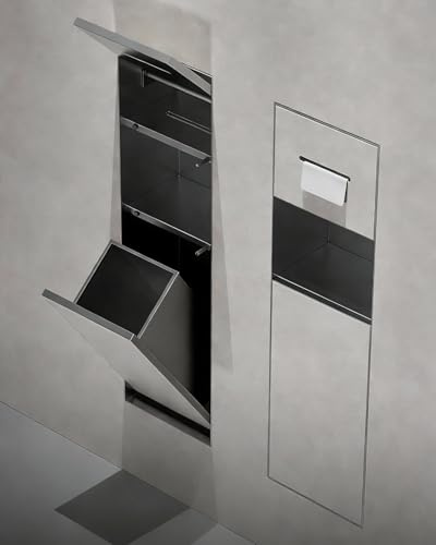 Toilettenpapierhalter Unterputz Wandeinbau-Duschablage mit Regal, Verdeckter, In Die Wand Eingelassener Toilettenpapierhalter für Fliesen, Einbau-Badezimmerschrank