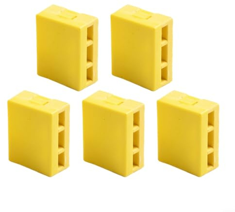 Desiumite Scatola di giunzione elettrica per cablaggio motore E-For Bike – isolata, resistente al calore e ritardante di fiamma, morsettiera a 3/5/6 vie (3 viti)