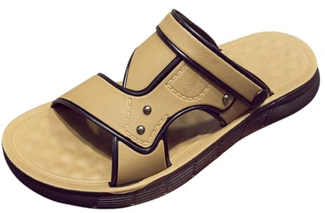Sandaler, herr, läder, mjuka sulor, strandsandaler, lätta sandaletter, strand, sommarskor, slitstarka, sportsandaler, bekväma fritidsskor, vandring, vandringssandaler, halkfria, utomhussandaler