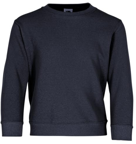 Fruit of the Loom Unisex Classic 80/20 set-in tröja för barn (5-6) (Deep Navy)