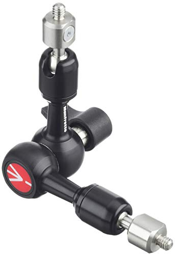 Manfrotto 244MICRO Arm with Interchangeable Attachments, Black