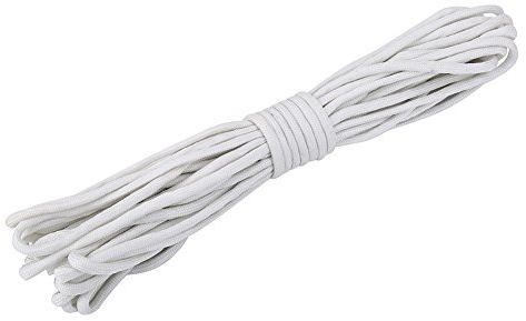 Dwawoo 5 Farbiges Outdoor Seil,10 m Bündel, Starker Zug, Haltbar, Leuchtet im Dunkeln(Weiß) Cordrope Fallschirm Cordrope Fallschirm Toysandgames Fallschirm