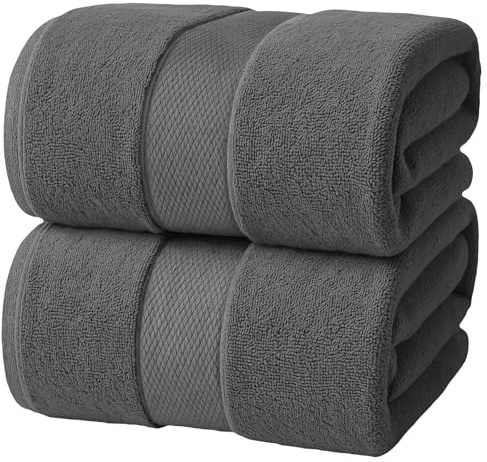 Infinitee Xclusives Badetuch groß – 2er-Packung – 90 x 180 cm | 100 % Baumwolle – Badetuch Groß– Weich, saugfähig & schnell trocknend Saunatücher– Ideal für Badezimmer, Spa & Hotel