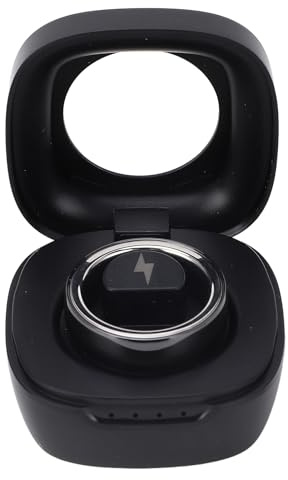 Smart Health Ring, IPX8 Waterproof Health Tracker, Bluetooth Fitness Smart Ring för övervakning Av Blodsyre, Puls, Temperatur, Stegräknare, Passar för Kvinnor och Män (20)